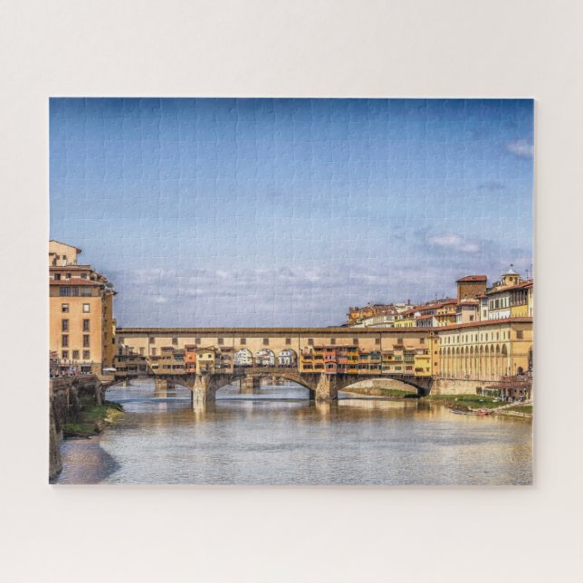 Ponte Vecchio in Florenz Italien Puzzle (Horizontal)