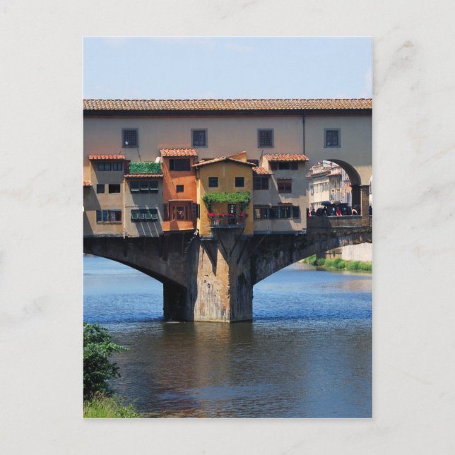 Ponte Vecchio Postcard Postkarte (Vorderseite)