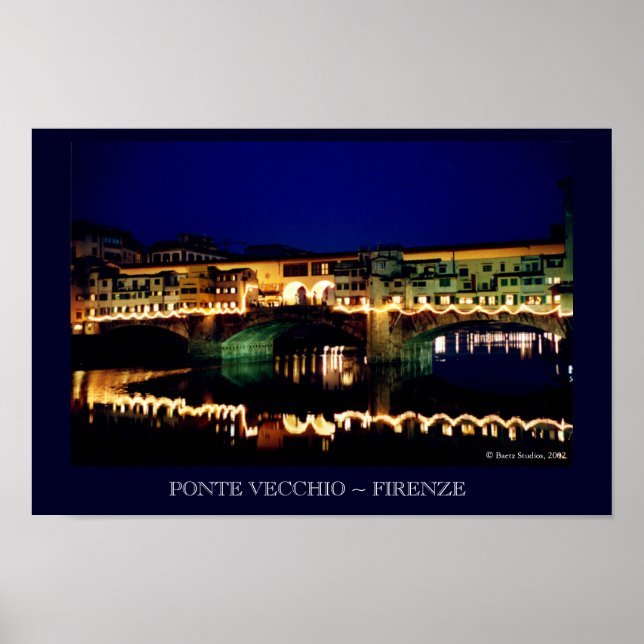 Ponte Vecchio Poster (Vorne)