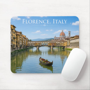Ponte Vecchio Romantische Stadtansicht Kunstwerk Mousepad
