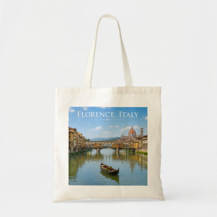 Ponte Vecchio Romantische Stadtansicht Kunstwerk Tragetasche