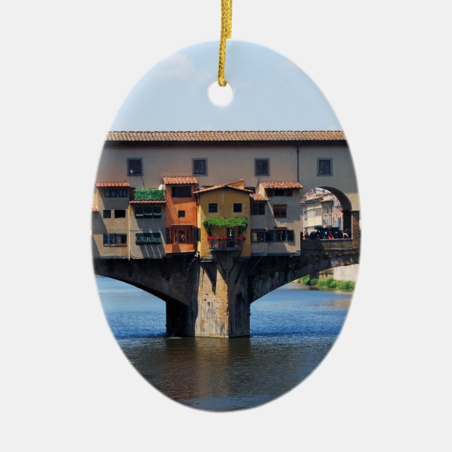 Ponte Vecchio Verzierung Keramik Ornament (Vorne)