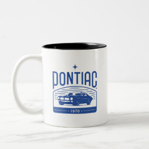 Pontiac 1970 / Emblem für klassische Fahrzeuge Zweifarbige Tasse