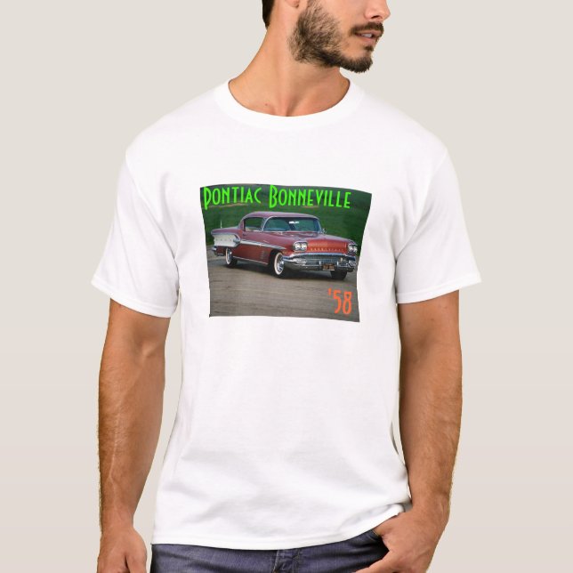 Pontiac Bonneville '58 T-Shirt (Vorderseite)