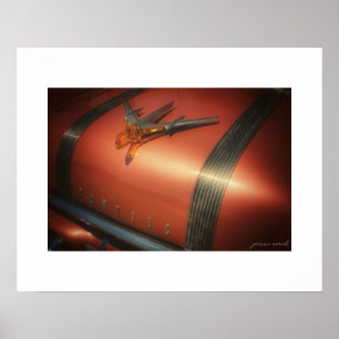 Pontiac Chieftain Kuhlerfigur Poster Druck