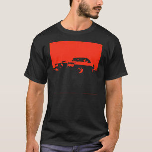 Pontiac Firebird, 1969 - Rot auf nur dunklen T-Shirt