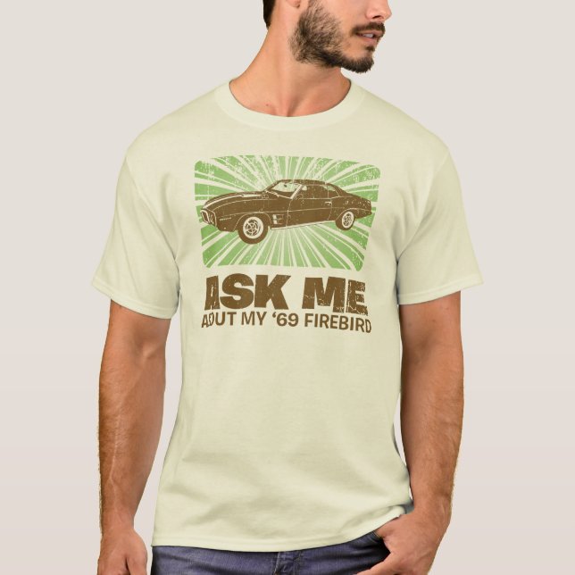 Pontiac Firebird 1969 T-Shirt (Vorderseite)
