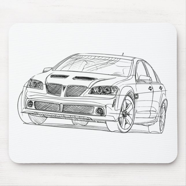 Pontiac G8 GT 2008 Mousepad (Vorne)