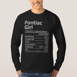Pontiac Girl Il Illinois City Zuhause Roots Usa T-Shirt
