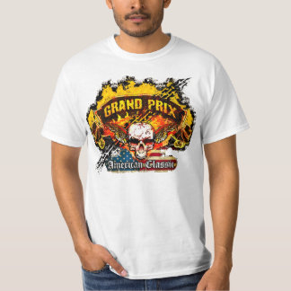 Pontiac Grandprix - Burnout-Fahnen-Schädel - T-Shirt