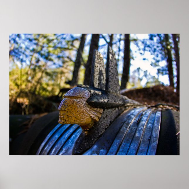 Pontiac Indian Hood Ornament Poster (Vorne)