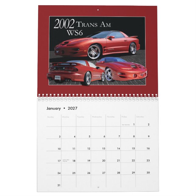 PONTIAC-KALENDER 2011 KALENDER (Jan 2027)