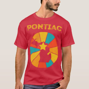 Pontiac Michigan Vintag Distressed Souvenir 1 T-Shirt