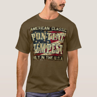 Pontiac-Sturm - klassisches Auto errichtet in den T-Shirt