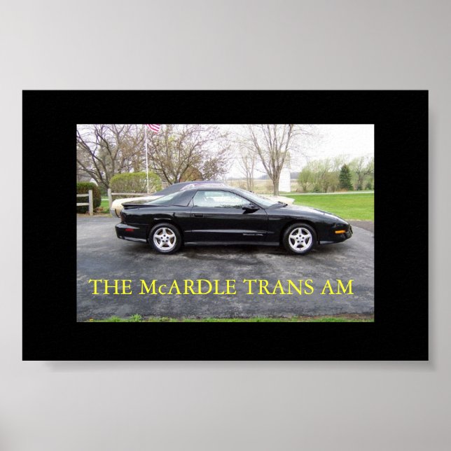 PONTIAC TRANS AM POSTER (Vorne)
