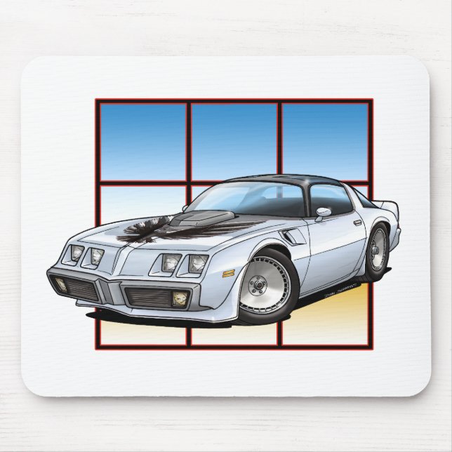 Pontiac-Transport 1979 morgens Mousepad (Vorne)