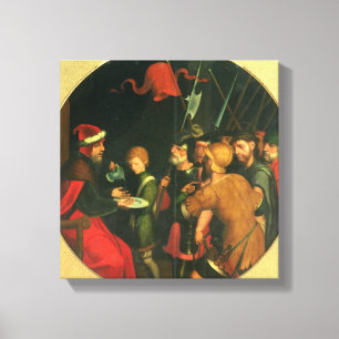 Pontius Pilatus, der seine Hände wäscht Leinwanddruck