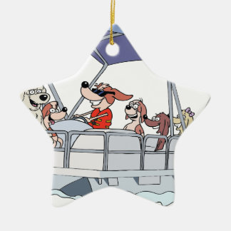 Ponton-Boot Keramikornament