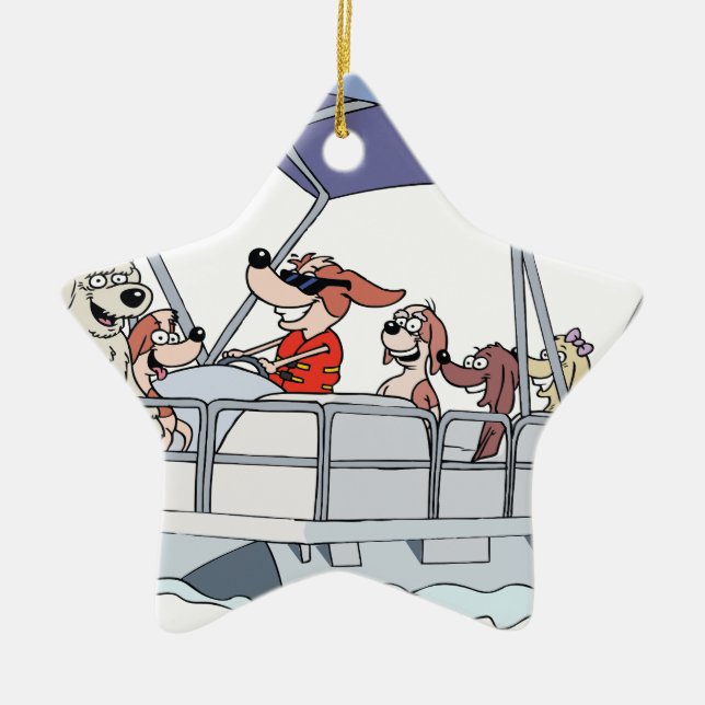 Ponton-Boot Keramikornament (Vorne)