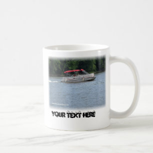 Ponton-Boots-Bild, Ihr Text hier Tasse