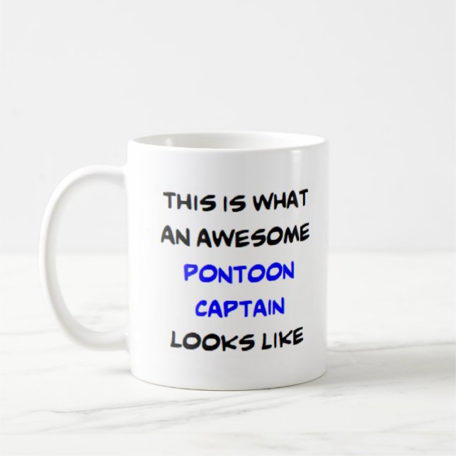 Pontonkapitän, phantastisch kaffeetasse (Links)