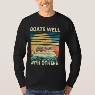 Pontoon Boat Boat Vintag Boote gut mit anderen T-Shirt
