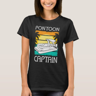 Pontoon Boat Captain Motorboating Pontooning Boati T-Shirt