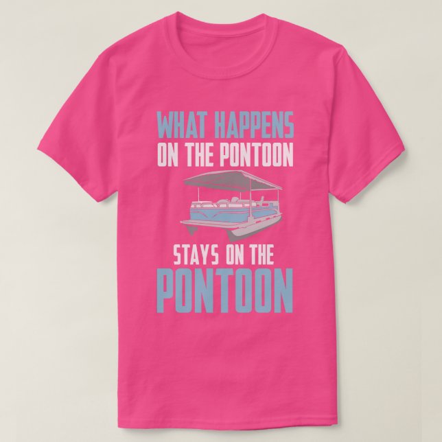 Pontoon Boat Captain T-Shirt (Design vorne)