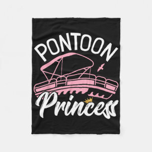 Pontoon Boat Girl I Pontoon Princess Pontoon Fleecedecke
