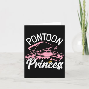 Pontoon Boat Girl I Pontoon Princess Pontoon Karte