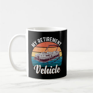 Pontoon Boat My Retiret Vehicle Pontoon Captain Kaffeetasse