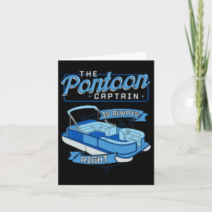 Pontoon Captain Boat Sailboat Bootsyacht Pontoo Karte