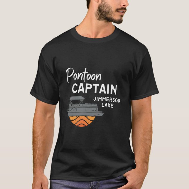 Pontoon Captain Jimmerson Lake T-Shirt (Vorderseite)