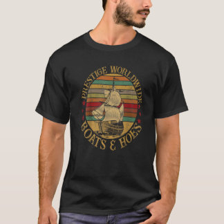 Pontoon Captain T-Shirt Deco Boats und Hoes Funny 