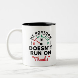 Pontoon Eigentümer Mein Pontoon läuft nicht dank Zweifarbige Tasse