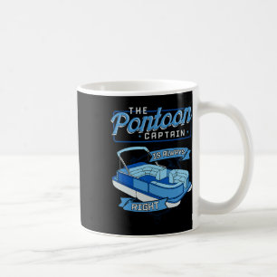 Pontoon Kapitän Boot Segelboot Bootsfahrt Yacht Po Kaffeetasse
