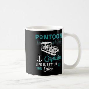 Pontoon Kapitän Das Leben ist besser auf dem Ponto Kaffeetasse