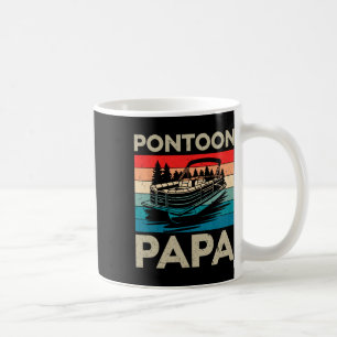 Pontoon Papa Recto Boat Captain Pontoon Eigentümer Kaffeetasse
