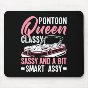 Pontoon Queen Cly Sy und ein bisschen clever Y Mousepad