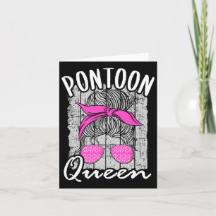 Pontoon Queen Lake Life Matching Family Vacation B Karte