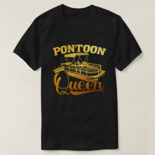 Pontoon Queen Shirt Funny Pontoon Boat