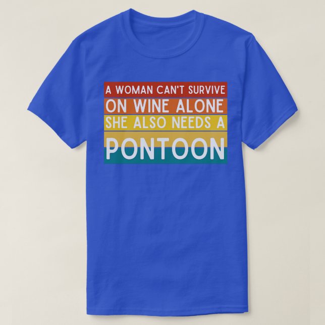 Pontoon Queen T-Shirt (Design vorne)