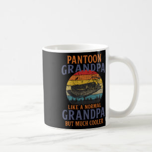 Pontoon Vintage White Pontoon Kapitän Booten Spaß Kaffeetasse