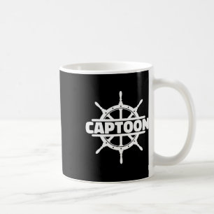 Pontoonboot Captoon Boating Pontoon Kapitän Kaffeetasse