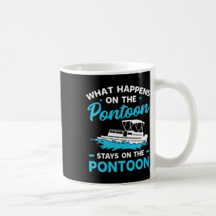 Pontoonboot-Geschenke Kapitän Bootsfahrt Party Lie Kaffeetasse