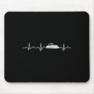 Pontoonboot-Kapitänspuls Mousepad