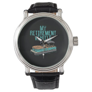 Pontoonboot - Mein Ruhestandsfahrzeug Armbanduhr