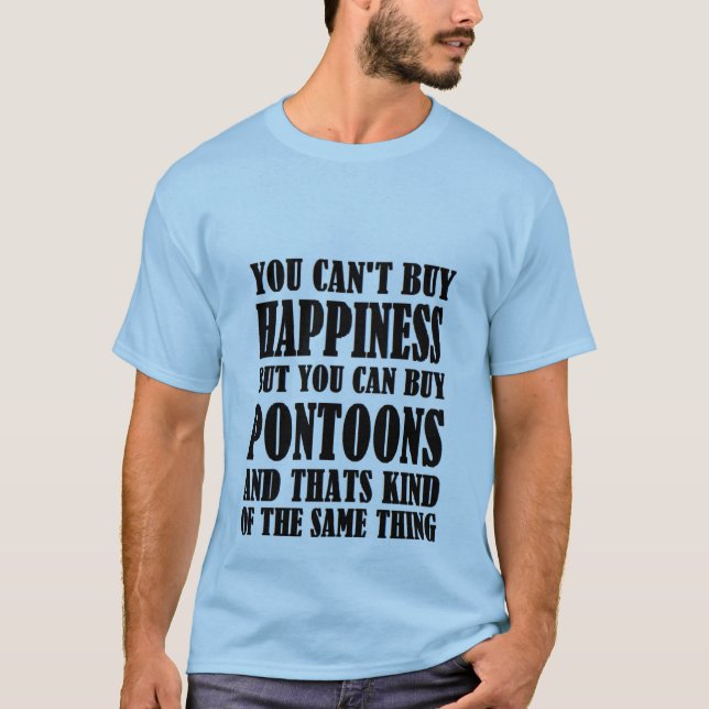pontoons=happiness T-Shirt (Vorderseite)