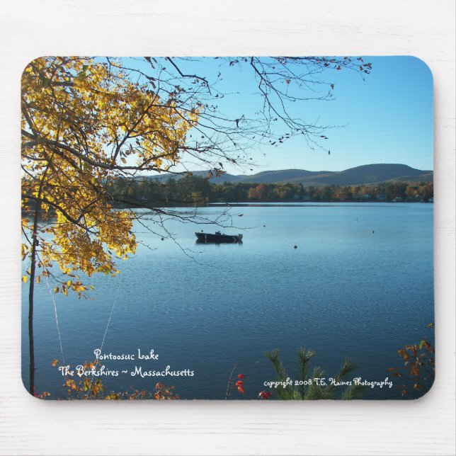 Pontoosuc See ~ Berkshires Mausunterlage Mousepad (Vorne)