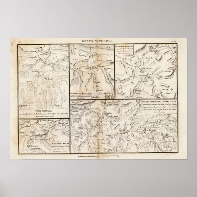 Ponts naturels poster (Vorne)